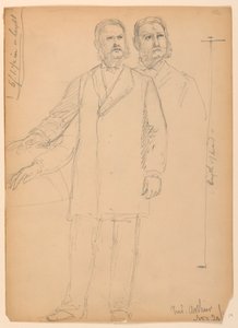Rajz, Chester A. Arth elnök, 1850 alkotó: Daniel Huntington