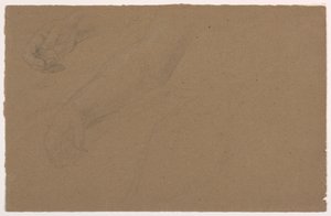 Rajz, Jobbkezes tanulmányok, 1850-60 alkotó: Daniel Huntington