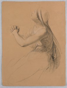 Rajz, Tanulmány a "Társadalom, 1844 alkotó: Daniel Huntington
