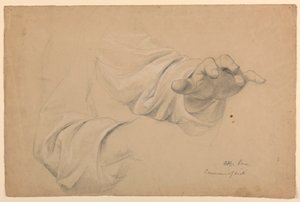 Rajz, Tanulmány a "Társadalom, 1844 alkotó: Daniel Huntington