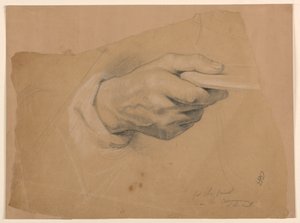 Rajz, Tanulmány a "Társadalom, 1844 alkotó: Daniel Huntington