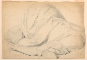 Rajz, Tanulmány a "Betegek áldozásához", 1844-45 alkotó: Daniel Huntington