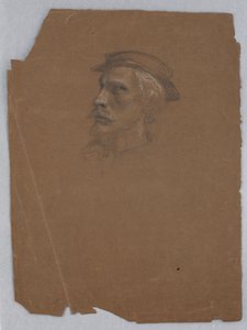 Rajz, Tanulmány a "Tiziano bemutatóhoz", 1872 alkotó: Daniel Huntington