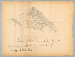 A Chocorua-hegy a Whitton-tó felé vezető úton alkotó: Daniel Huntington