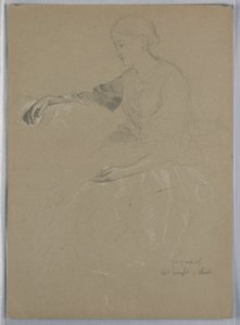 Mrs. William Wright és gyermeke alkotó: Daniel Huntington