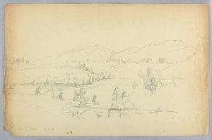 Mt. Jefferson Whitefield közeléből alkotó: Daniel Huntington