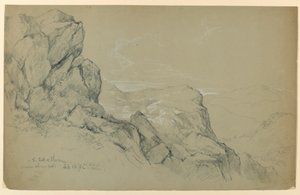 A Chocorua csúcsán alkotó: Daniel Huntington