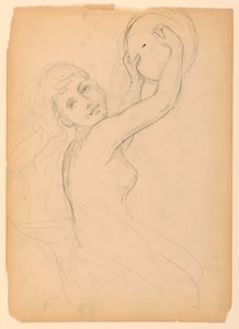 Vázlat egy Bacchante számára alkotó: Daniel Huntington