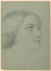 Tanulmány A Magdalen, F alkotó: Daniel Huntington