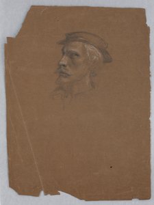 Tanulmány Tizianról a "Titian megmutatja a síremléket V. Károlynak és VII. Kelemennek" alkotó: Daniel Huntington