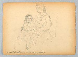 William Walter Phelps unokaöccse és anyja, Mrs. Steuart Dodge alkotó: Daniel Huntington