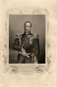 Mihail Dmitrijevics Gorcsakov herceg portréja 1795-1861, 1856 alkotó: Daniel John Pound