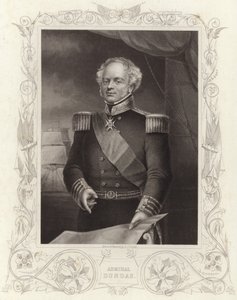 Dundas admirális (metszet) alkotó: Daniel John. Pound