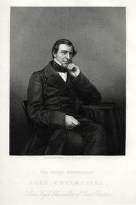 Frederic Thesiger, Chelmsford 1. báró, angol jogtudós és politikus, 1880. alkotó: Daniel John Pound