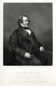 John Campbell, Campbell 1. báró, brit liberális politikus és jogász, 1880 alkotó: Daniel John Pound