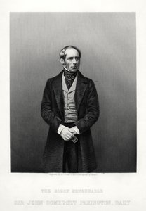 John Somerset Pakington, 1. Hampton báró, angol politikus, 1880. alkotó: Daniel John Pound