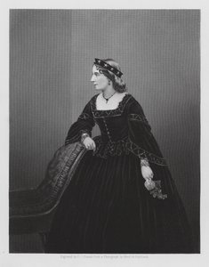 Lydia Thompson, angol táncosnő és színésznő (metszet) alkotó: Daniel John. Pound