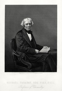 Michael Faraday brit tudós, 1880 alkotó: Daniel John Pound