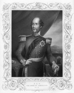 György herceg 1819-1904, Cambridge hercege, 1857. alkotó: Daniel John Pound