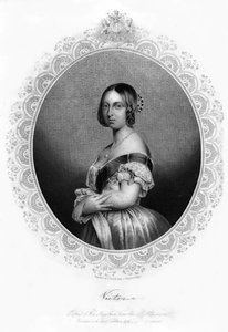 Viktória királynő, 1850-es évek. alkotó: Daniel John Pound