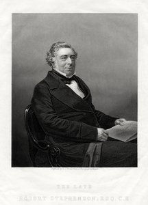 Robert Stephenson angol építőmérnök, 1880 alkotó: Daniel John Pound