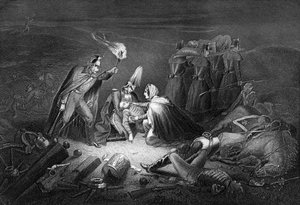 Az almai csatatér, a csata utáni éjszaka, 1854 1857. alkotó: Daniel John Pound