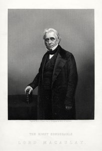 Thomas Babington Macaulay brit költő, történész és Whig-politikus, 1880-ban. alkotó: Daniel John Pound