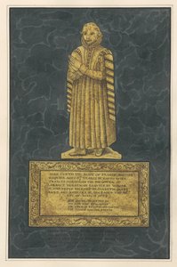 Sárgaréz tányér Francis Awsiternek és Richard Awsiternek alkotó: Daniel Lysons