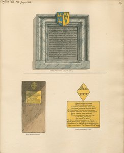 Emlékmű Elizabeth Grene-nek, valamint Anne Graynek az Enfield templomból alkotó: Daniel Lysons