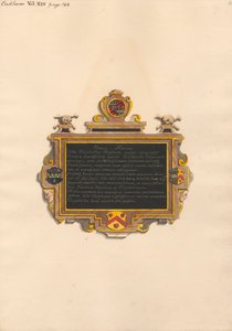 Emlékmű Elizabeth Heighamnek az East Ham templomból alkotó: Daniel Lysons
