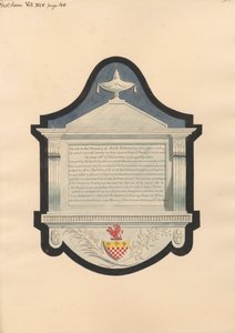 Emlékmű Inyr Burgessnek az East Ham templomból alkotó: Daniel Lysons