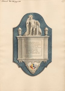 Emlékmű Isabella Nelsonnak a Norwood Churchből alkotó: Daniel Lysons