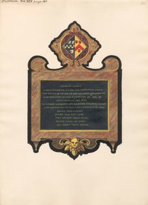 Emlékmű Mary Heighamnek az East Ham templomból alkotó: Daniel Lysons