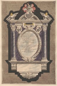 Orlando Bridgeman emlékműve a Teddington-templomból alkotó: Daniel Lysons