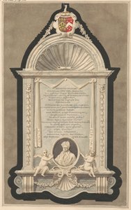 Emlékmű William Smithnek a Cranford templomból alkotó: Daniel Lysons