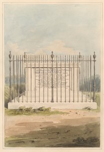 London környéke: George Earl of Macartney sírja a Chiswick Churchyardból alkotó: Daniel Lysons