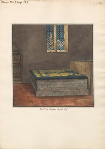 Thomas Higate sírja a Hayes-templomból alkotó: Daniel Lysons