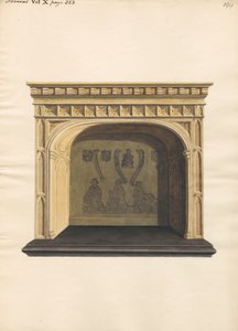 A pancrasi templomból eltávolított, azonosítatlan sír sárgaréz lemezekkel alkotó: Daniel Lysons