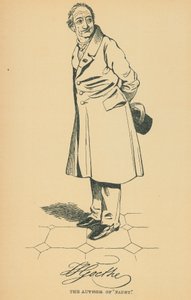 Goethe alkotó: Daniel Maclise