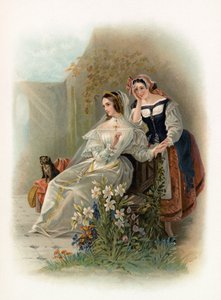 Olivia és Maria a Tizenkettedik éjszakából alkotó: Daniel Maclise