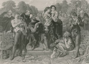 Orlando és a birkózó, ahogy tetszik alkotó: Daniel Maclise