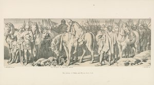 Edwin és Morcar visszavonulása Yorkból alkotó: Daniel Maclise