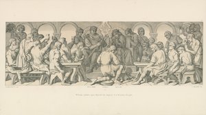 William a normann lovag méltóságát adományozza Haroldnak alkotó: Daniel Maclise