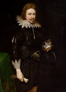 Részlet William Cavendish portréjából, 1624 alkotó: Daniel Mytens