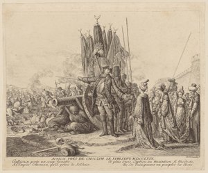 Csatamező Choczim közelében, 1769. szeptember 18-án alkotó: Daniel Nikolaus Chodowiecki