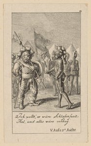 11. lap Shakespeare „IV. Henrik király” című művéhez alkotó: Daniel Nikolaus Chodowiecki