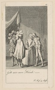 12. lap Shakespeare „A vihar” című művéhez alkotó: Daniel Nikolaus Chodowiecki