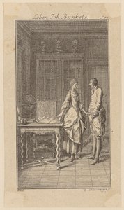 Bunkel Miss Henriette Noel könyvtárában, 1. lap Johann Bunkel „Élete, megjegyzései és véleményei” című művéből