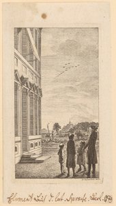 Schulze „A latin nyelv alapkönyve” című művének első lapja, Berlin, 1779 alkotó: Daniel Nikolaus Chodowiecki