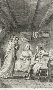 Illusztráció a „Becker 1799-es almanachja” című kiadványhoz alkotó: Daniel Nikolaus Chodowiecki
